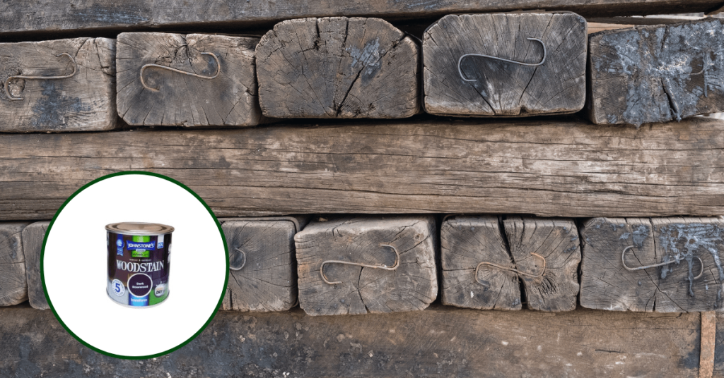 Woodstain for Protecting Garden Sleepers